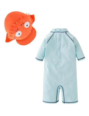 2-Piece Dolphin Sleeve Swimsuit - Mini Taylor